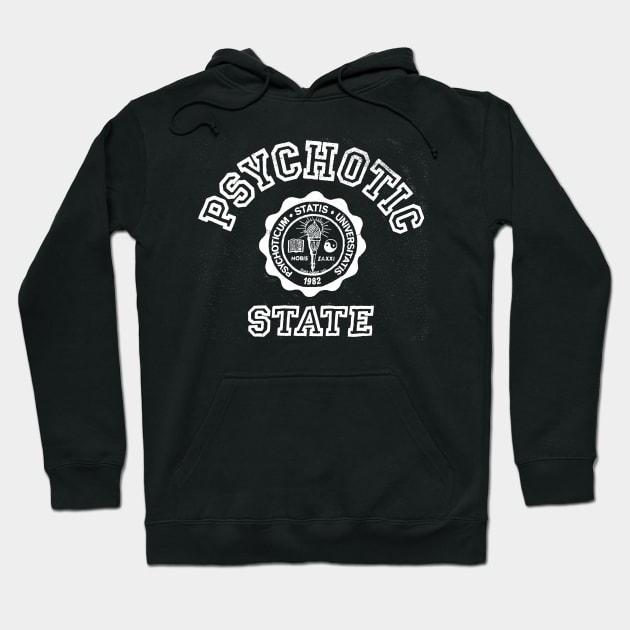 VINTAGE PSYCHOTIC // STATE 1982 Hoodie by Dariushu